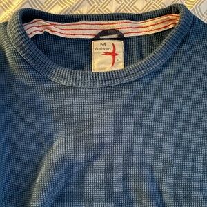 Relwen Bi-Waffle Thermal T-Shirt Dark Marine Blue Men’s size M EUC